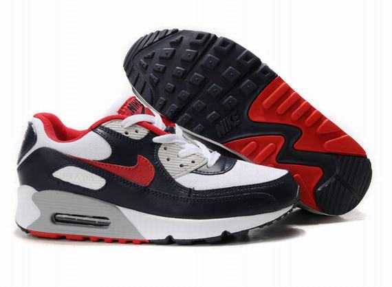Nike Max Air 90 Air Max 90 Bleu Et Blanc Chaussure Course A Pied